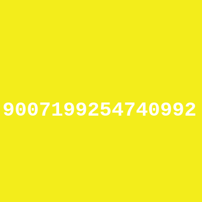 9007199254740992 Macvg 9007199254740992 Macvg